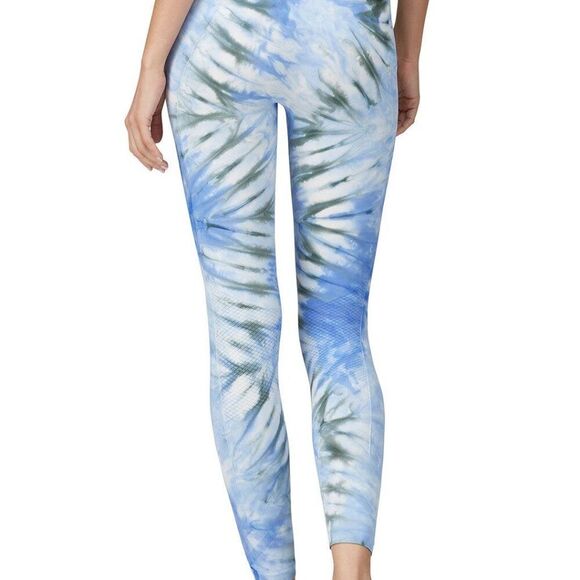 Tory Sport by Tory Burch Seamless Blue Tie Dye Leggings Sz Small - Picture 9 of 10